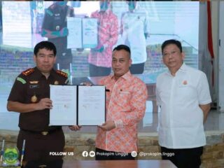 Pemkab Lingga–Kejari teken MoU JAGA DESA, perkuat pengawasan dana desa