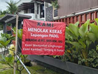 Warga Pulomas protes lapangan Padel ganggu lingkungan, Gubernur Pramono turun tangan