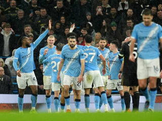 City hajar Fulham 3-0, tempel Arsenal di puncak klasemen