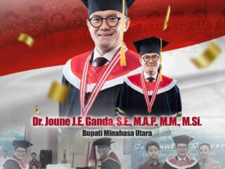 Bupati Joune Ganda raih Doktor Ilmu Pemerintahan