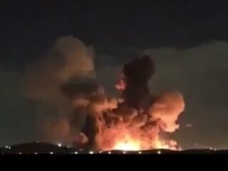 Ledakan hebat terjadi di bunker bawah tanah Iran diduga akibat serangan militer AS-Israel