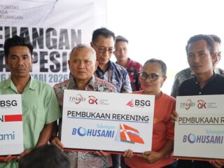 Dorong inklusi keuangan warga, BSG - OJK - BRI literirasi warga Minahasa Utara