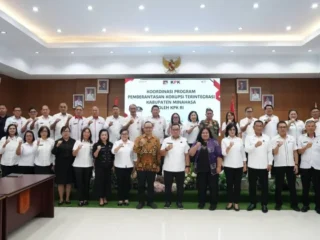 Perkuat pencegahan korupsi, KPK RI dan Pemkab Minahasa bersinergi
