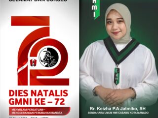 HMI Manado ucapkan selamat Dies Natalis GMNI ke-72: Ini bukan sekadar angka, ini gerakan nyata!