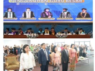 Lima guru besar dikukuhkan, Unima gelar sidang senat terbuka di Tondano