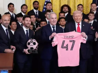 Bertemu Messi, Trump: ‘Ayah, apakah ayah tahu siapa yang akan berada di sini hari ini?
