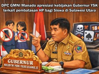 Gubernur YSK rilis kebijakan kontrol penggunaan HP pada anak sekolah, GMNI Manado: Tindakan visioner