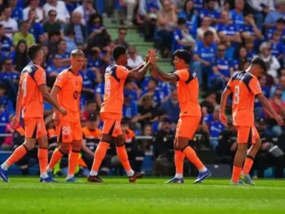 Barcelona berada di ambang juara Liga Spanyol usai tekuk Getafe 2-0