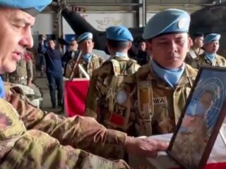 UNIFIL gelar penghormatan terakhir bagi 3 prajurit TNI yang tewas di Lebanon