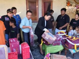 Bupati Talaud Welly Titah perintahkan Dinsos dan BPBD bantu korban kebakaran