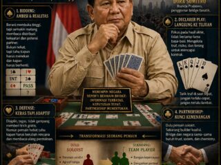 Prabowo di meja 'Bridge': Dari 'solois' ke pemain 'partnership'