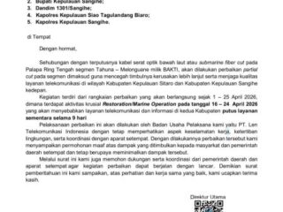 Internet di Kepulauan Sangihe dan Sitaro bakal hilang signal