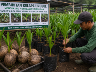 Jumlah besar, penyediaan 16 juta benih kelapa untuk hilirisasi perkebunan, begini proses pembibitan yang ideal