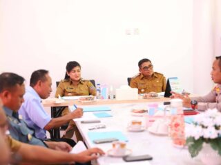Perkuat jaga stabilitas daerah, Bupati Sitaro Chintya Kalangit pimpin rapat Forkopimda