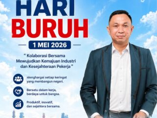 Hari Buruh 2026, HVK apresiasi kenaikan UMP Sulut dan sentuhan Gubernur YSK