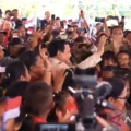 Prabowo joget "Tabola-bale" di Miangas