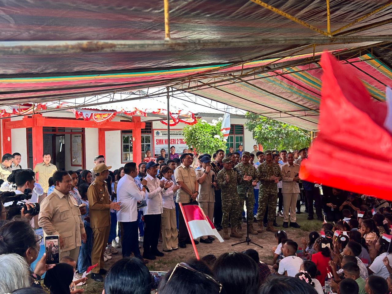 Presiden Prabowo di Miangas