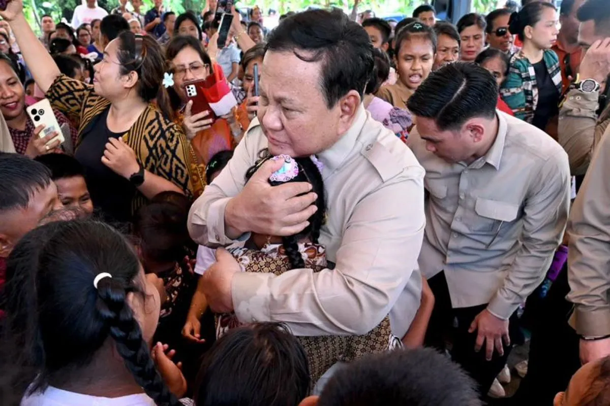 Presiden Probowo di Miangas