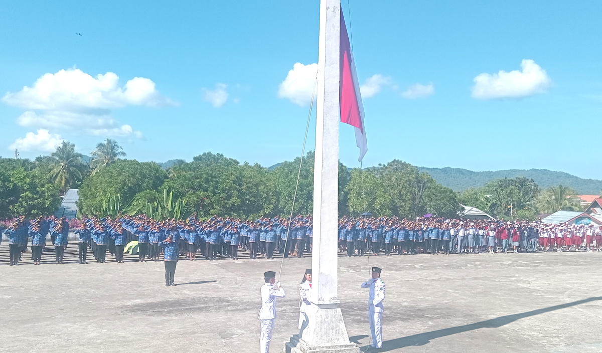 Upacara memperingati Hari pendidikan nasional 2026 di Talaud