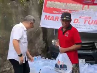 Marthin Daniel Tumbelaka tegaskan bantuan untuk warga tanpa melihat pilihan politik