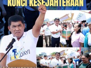Gubernur Yulius Selvanus akui peran dahsyat buruh bagi ekonomi