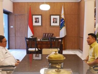 Ikatan sahabat tak terputus: Moeldoko temui Gubernur Jakarta Pramono Anung