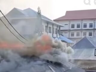 Kebakaran di kampus FIP Unima Tomohon, laboratorium ikut hangus