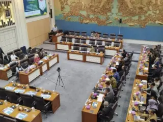 Komisi VII DPR bahas realisasi anggaran 2025 bersama mitra kerja di sektor media