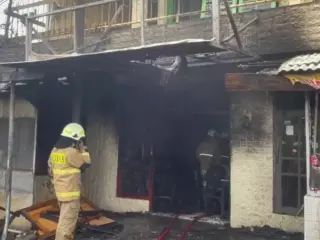 Kebakaran hanguskan rumah empat lantai di Palmerah, penghuni alami luka bakar