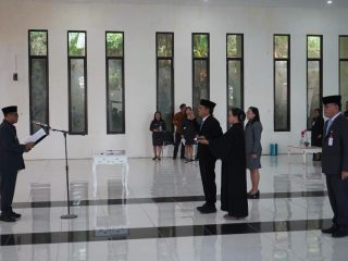 Sekretaris daerah Sitaro resmi dilantik! Eddy Salindeho kini nahkodai birokrasi