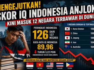 Benarkah peringkat IQ Indonesia anjlok? Kini masuk 12 negara terbawah di dunia