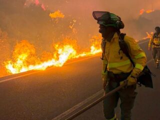 Hutan Spanyol terbakar, banyak korban tewas di dalam mobil