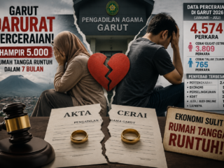 Garut darurat perceraian! Hampir 5.000 rumah tangga runtuh, istri dominasi gugatan cerai
