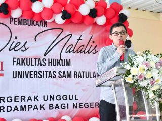 Dies Natalis ke-68 Fakultas Hukum Unsrat, rektor dorong mutu pendidikan dan integritas lulusan