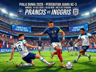 Prancis vs Inggris: Duel terakhir demi harga diri dua raksasa Eropa