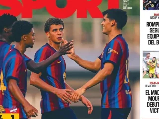 Andalkan pemain 'La Masia', Barcelona menang 4-1 atas Club Europa di tur pramusim