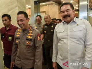 Aman! Kapolri: Hubungan Polri dan Kejagung tetap solid, tidak ada masalah