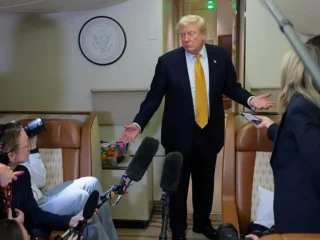 Dikira naik Air Force One ternyata Trump diam diam diselundupkan lewat truk katering