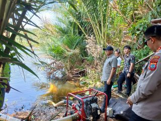 El Nino mengintai, Plt Bupati dan Kapolres Sitaro cek langsung sumber air Danau Kapeta
