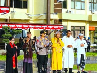 Doa lintas agama Polda Gorontalo untuk korban gempa NTT, pesan kemanusiaan menggema