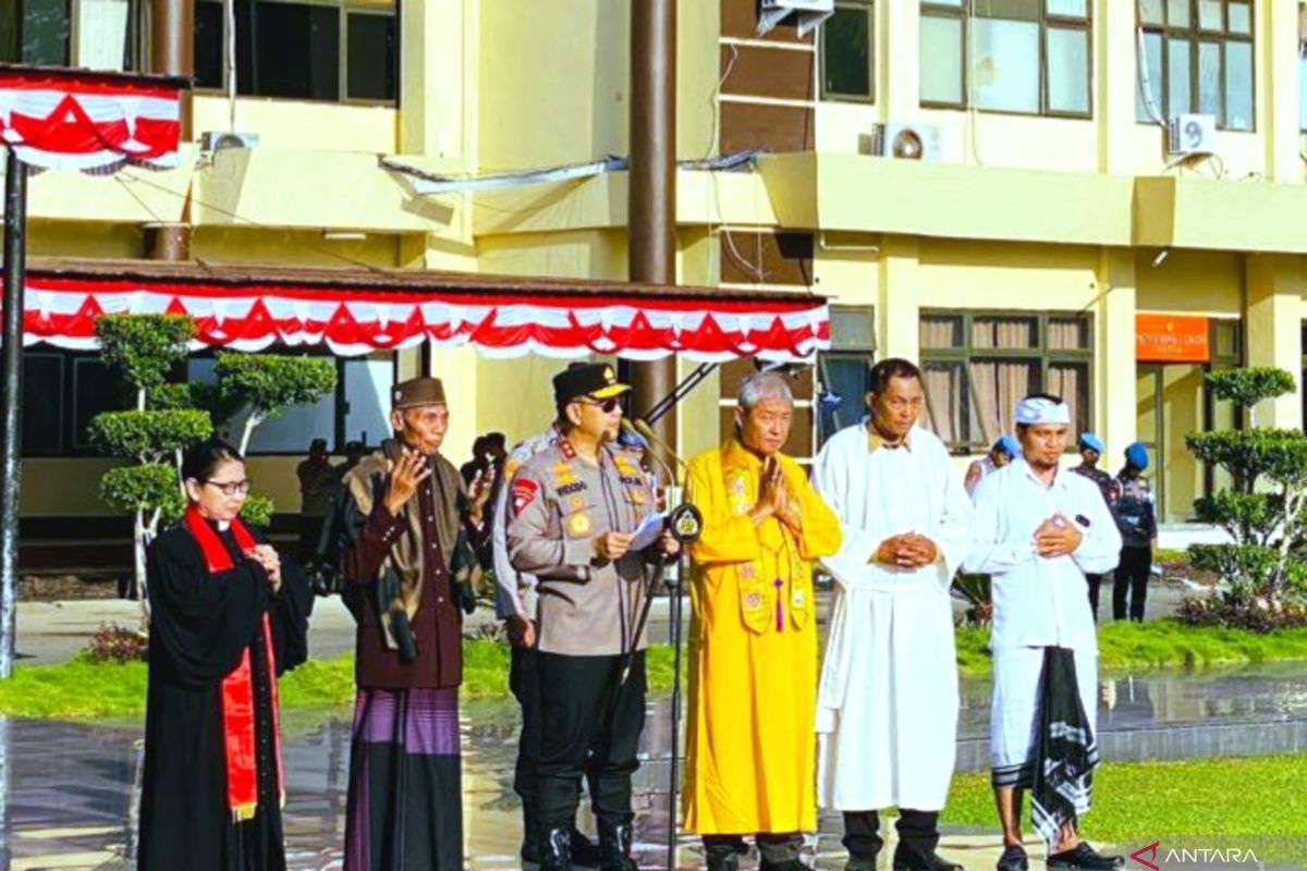 Doa Lintas Agama Polda Gorontalo