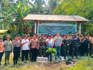 Penanaman pohon Kodim Talaud