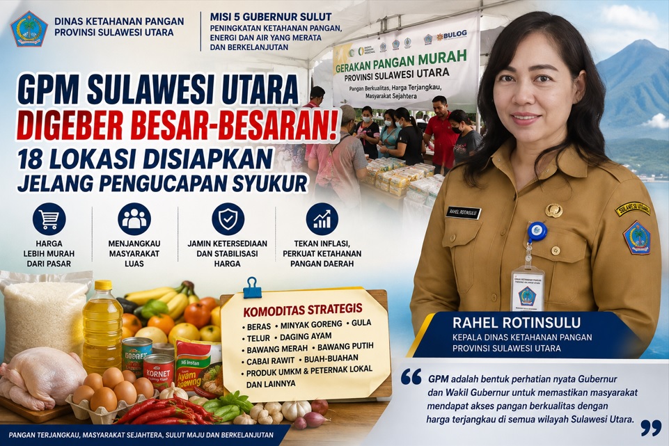 Gerarakan pangan murah Sulawesi Utara