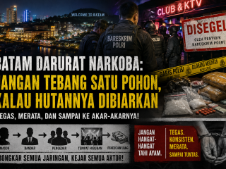 Menyoal kasus dugaan jaringan narkoba Batam: Jangan tebang 1 pohon kalau hutannya dibiarkan