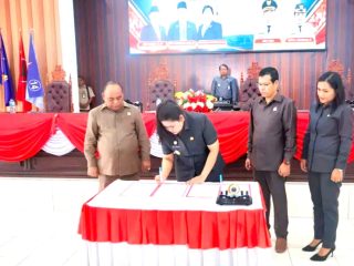 Rapat paripurna DPRD Talaud