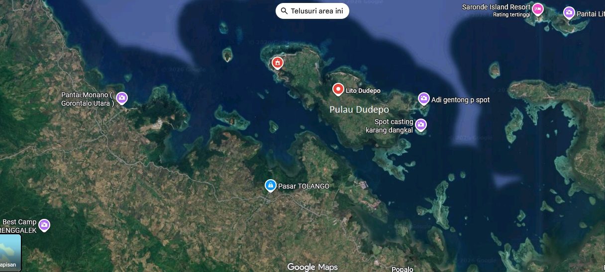 Listrik kabel laut pulau Dudepo