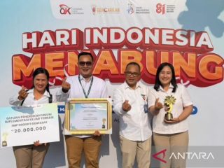 Hebat! Pertama dan satu-satunya di Indonesia, 100 persen pelajar SMPN 9 Denpasar punya rekening bank