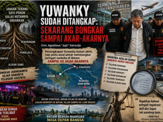 Yuwanky sudah ditangkap: Sekarang bongkar sampai akar-akarnya