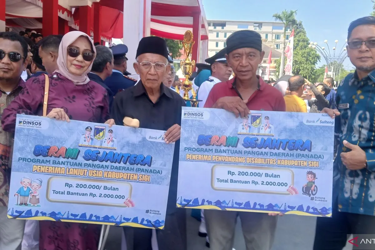 bantuan lansia Sulteng