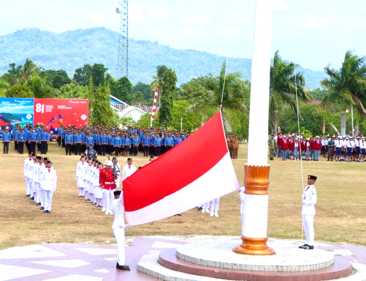 upacara peringatan proklamasi kemerdekaan Ri